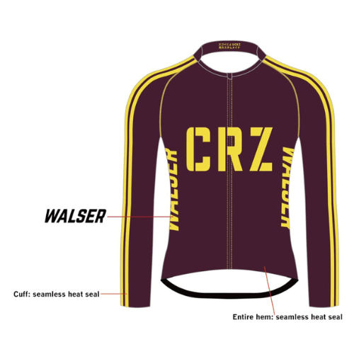 CRZ "MAROON" Jersey - Bespoke Custom